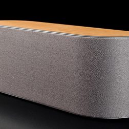 Wren V5AP Airplay speaker review front side angle