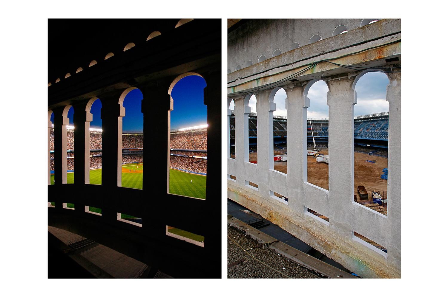 Yankees photographer Ariele Goldman Hecht stadium diptych