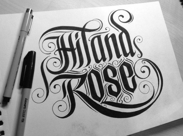 calligraphy example