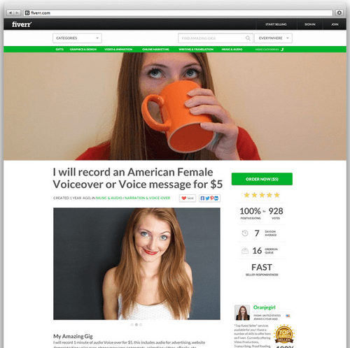 fiverr storefront