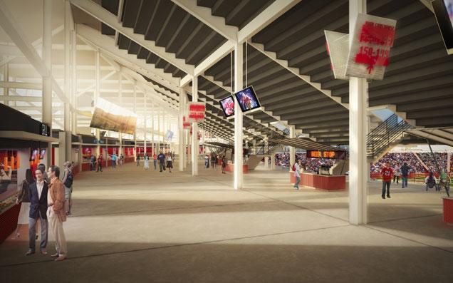 its just like the couch yahoo teams with 49ers on a tech soaked stadium interior01