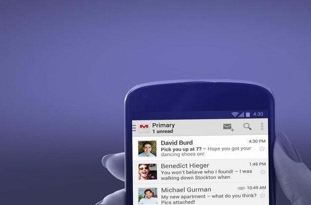 new gmail header