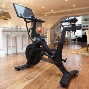 Peloton Bike on hardwood