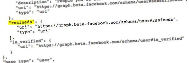 rssfeeds facebook graph search api