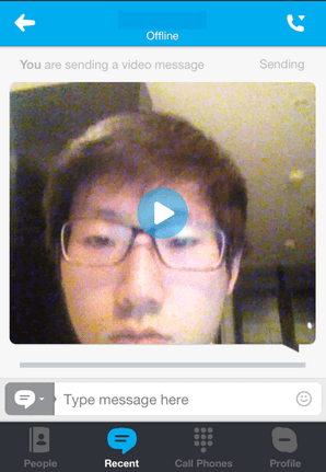 skype video messaging complete
