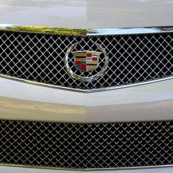 2013 Cadillac CTS_V Sedan exterior front grill macro