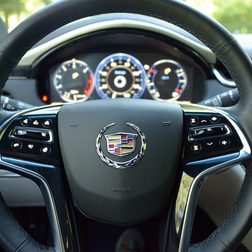 2013 Cadillac XTS interior steering wheel controls
