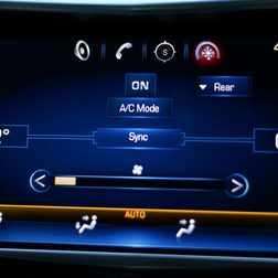 2013 Cadillac XTS interior tech climate control