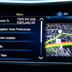 2013 Cadillac XTS interior tech navigation menu