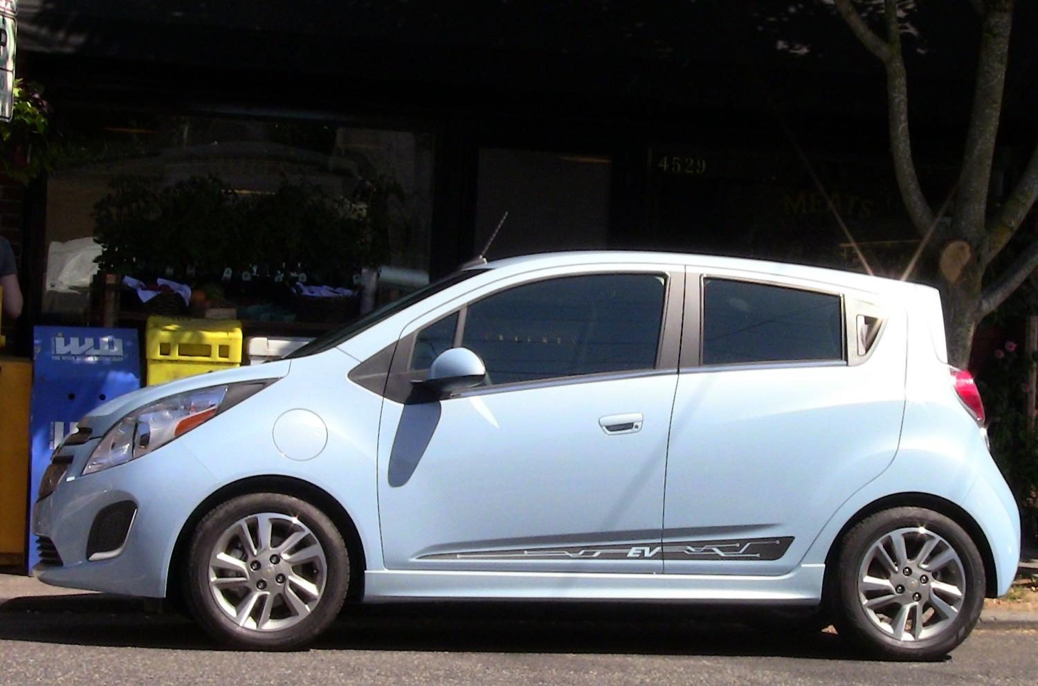 2014 Chevy Spark EV first drive exterior left side