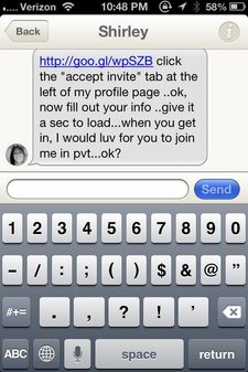 tinder spam