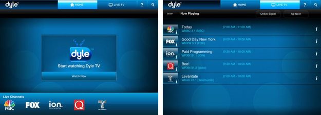 Dyle mobile TV app