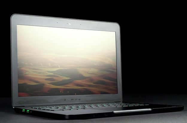 Blade laptop review open front angle