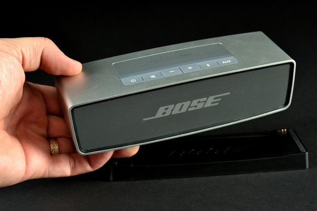 Bose SoundLink Mini in hand