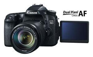 Canon EOS 70D LCD screen