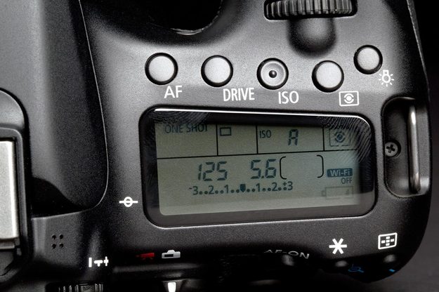 Canon EOS 70D LCD screen