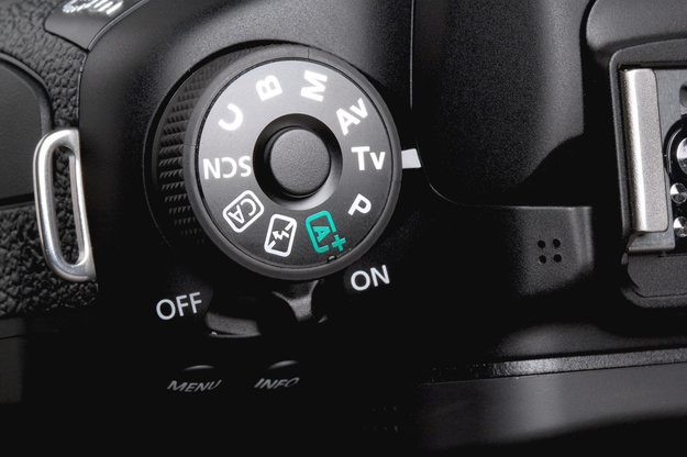 Canon EOS 70D mode dial