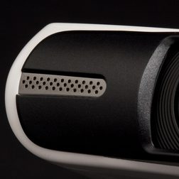 Canon Vixia Mini left grill