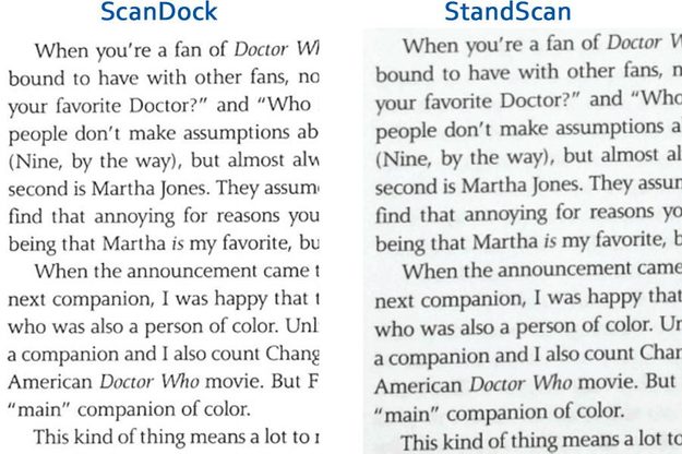 StandScan vs ScanDock - Chicks Dig Time Lords