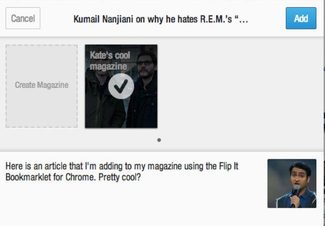 Flip It Bookmarklet Flipboard