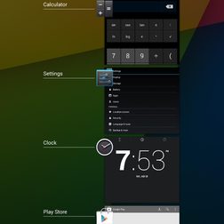 Google Nexus 7 2013 screenshot widgets