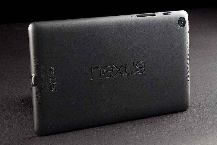 Google Nexus 7 back angle