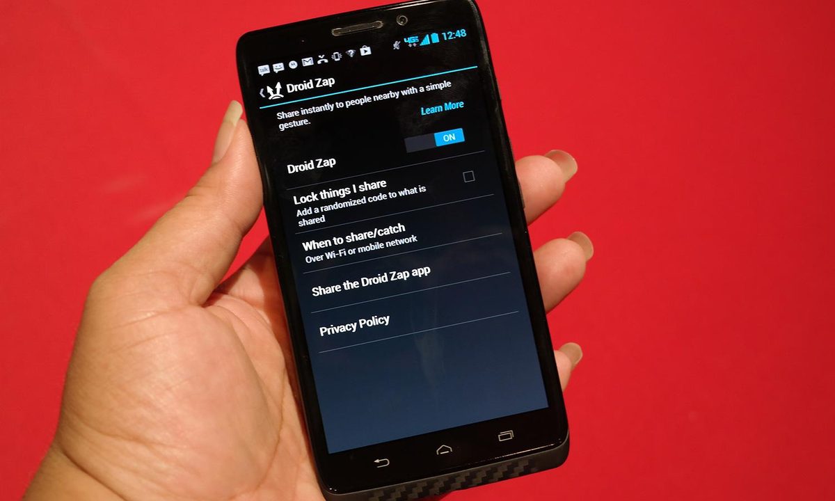 Hands On Motorola Droid Maxx droid zap screen