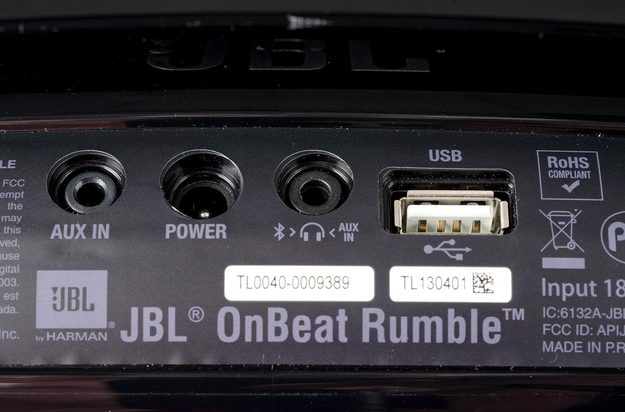 JBL speaker dock review back ports