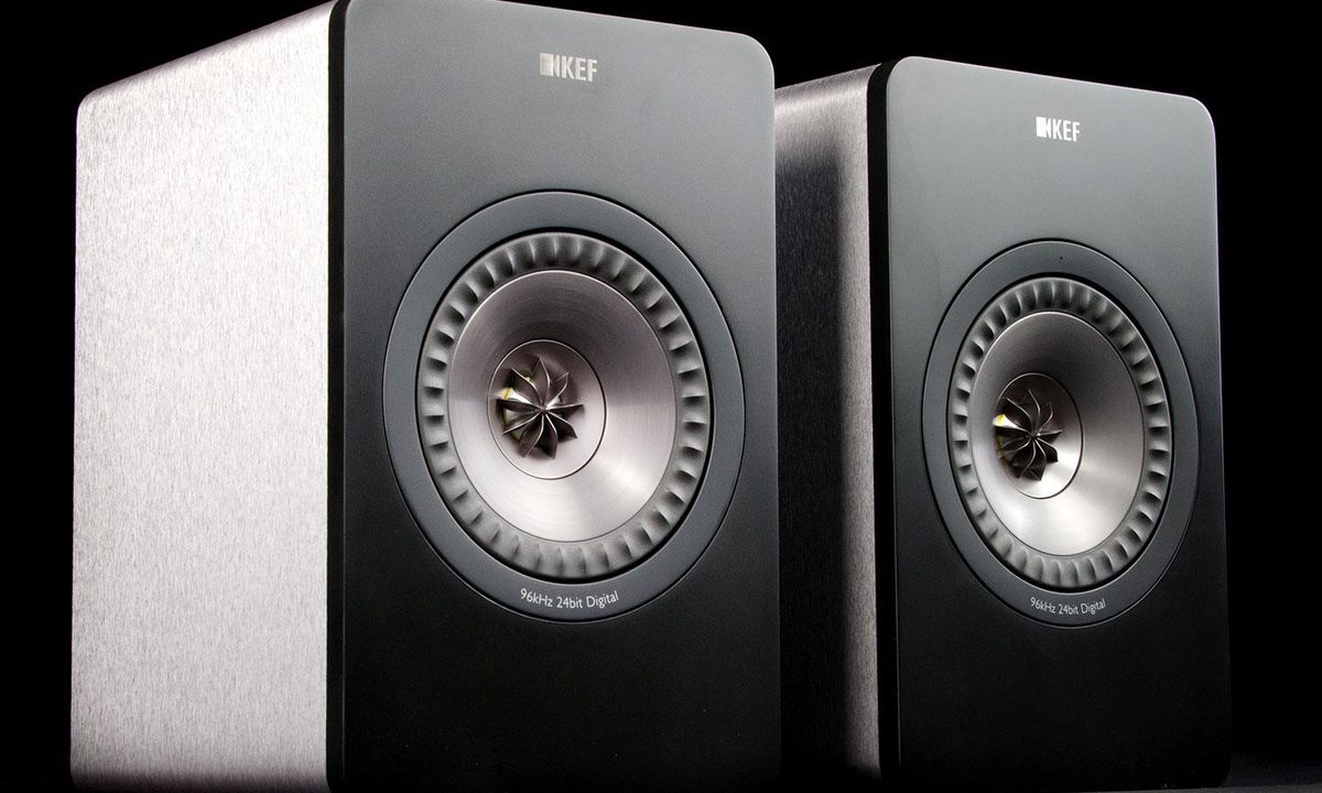 KEF X300 A review speakers angle