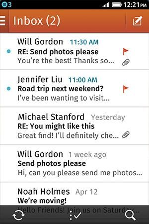 tired of apple and google meet the dark horse mobile oses youve never heard mozilla firefox os mail