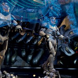 People step into suits in Pacific Rim.