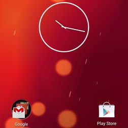 Samsung Galaxy S4 googl edition screenshot home