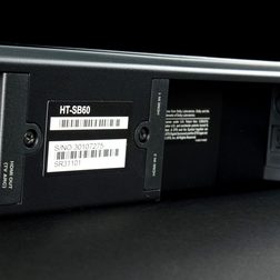 Sharp HT SB60 Soundbar review back ports angle
