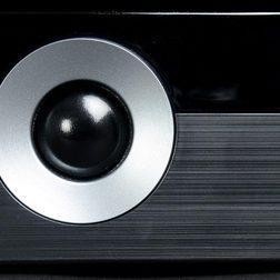 Sharp HT SB60 Soundbar review right speaker closeup