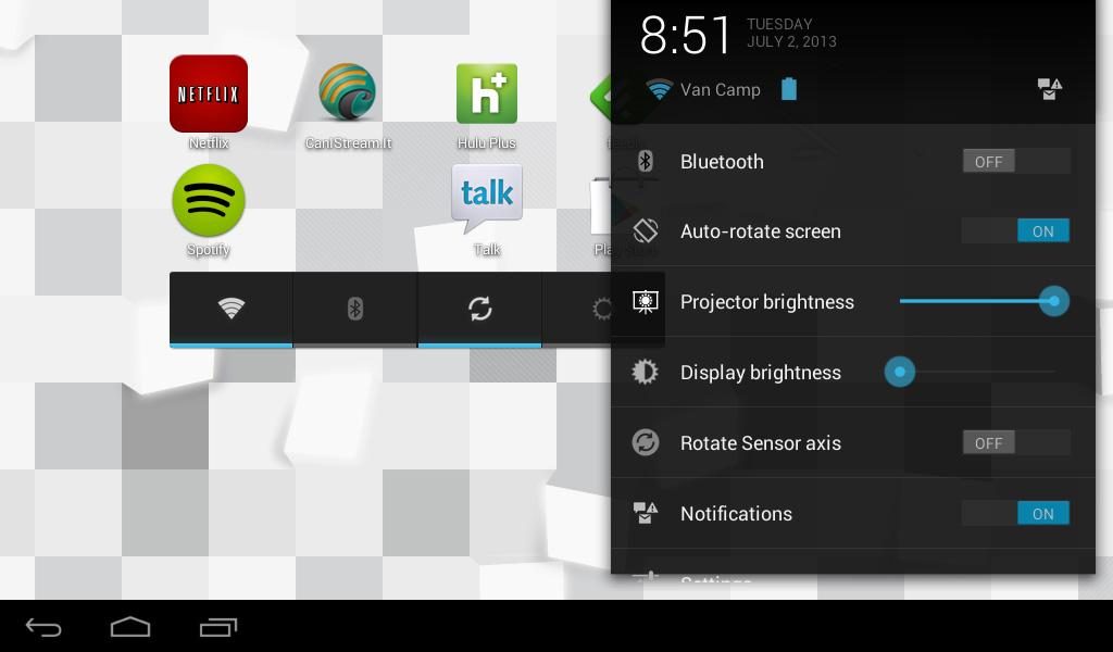 smart devices smartq u7 review tablet android setting