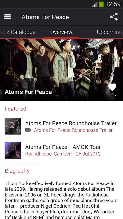 is the thom yorke endorsed soundhalo a spotify killer or just concert goer buzzkill screenshot 2