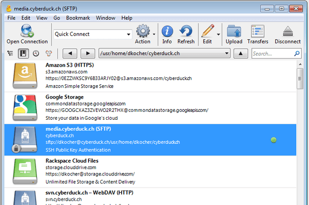 cyberduck screenshot