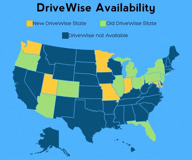 drivewise-availibility- Photo Credit - Online Auto Insurance News