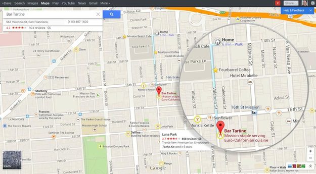 google maps preview