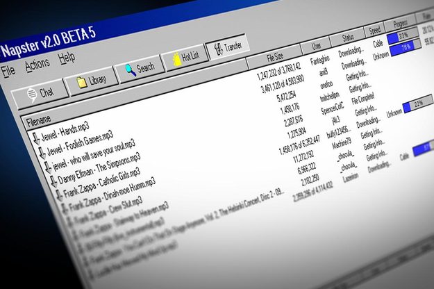Napster Interface