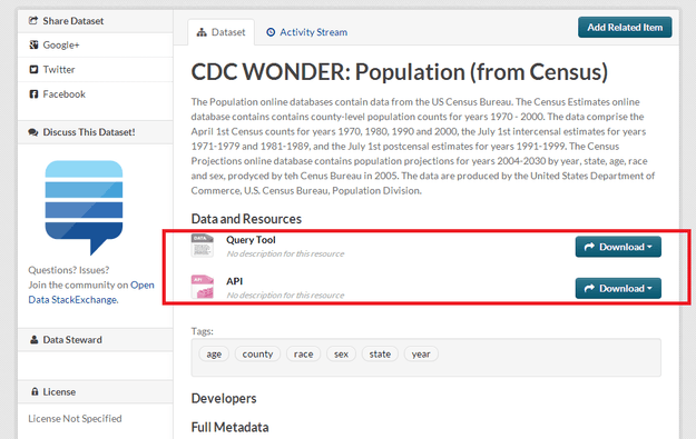 next.data.gov cdc wonder