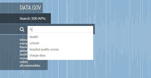 next.data.gov search recommendations