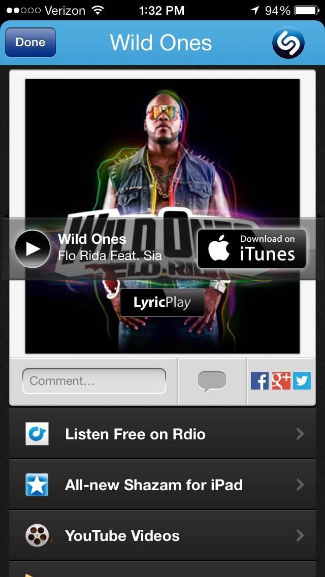 Shazam - tag a song