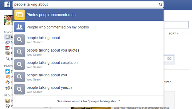 fb talking about