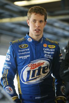 2011-Daytona-Jan-Preseason-Thunder-Brad-Keselowski-in-Garage