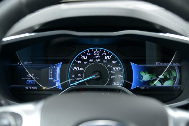 2013 Ford CMAX Plugin dashboard