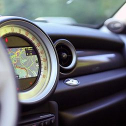 2013 MINI Cooper S Roadster interior front navigation