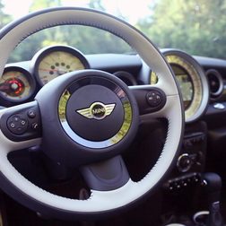 2013 MINI Cooper S Roadster interior front steering wheel