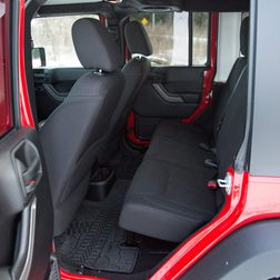 2014 Jeep Wrangler Unlimited Sport interior rear