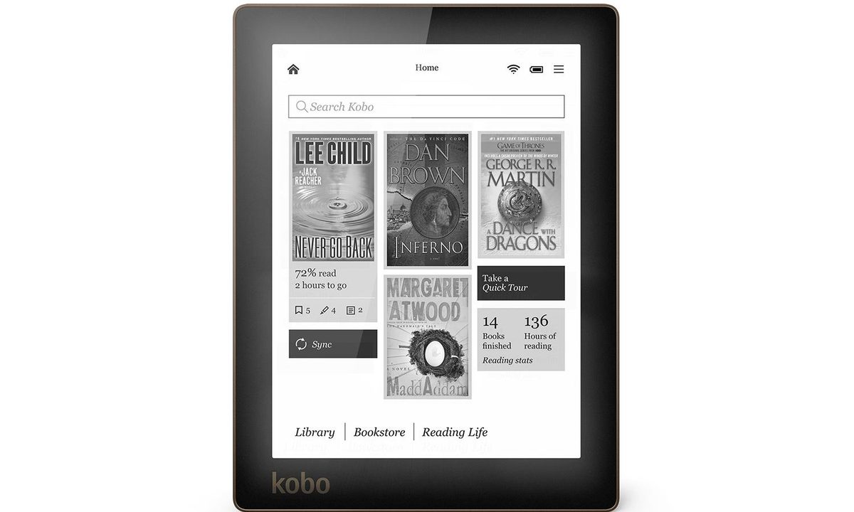 kobo aura review press